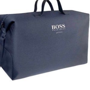 Hugo Boss Perfums Duffel Weekender Bag Navy Blue